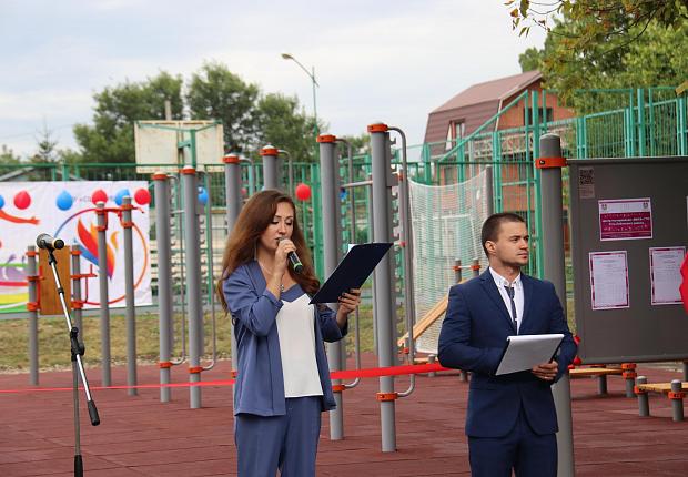 В Усть-Лабинске торжественно открыли первую площадку ГТО