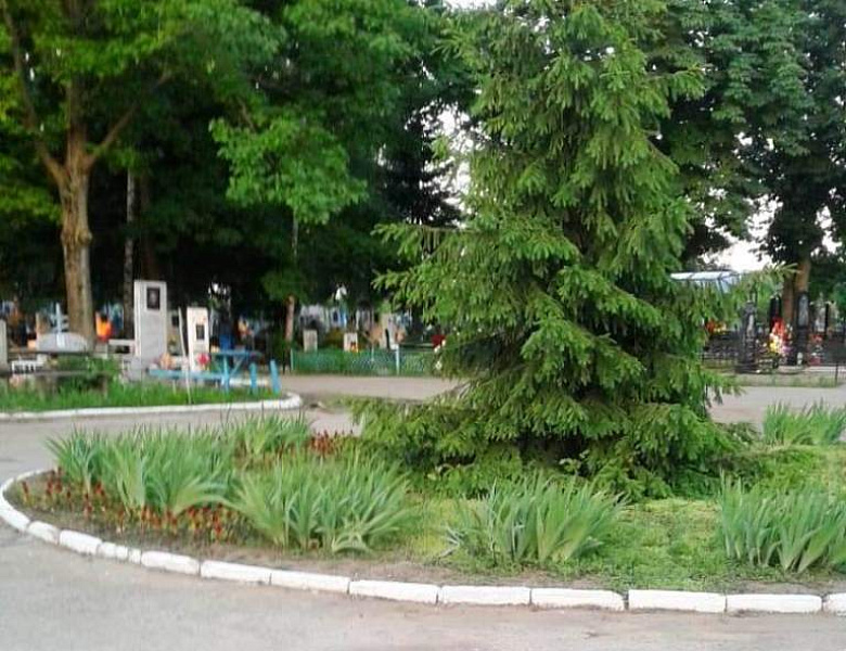 МБУ «Город» наводит порядок на кладбище по улице Звёздной