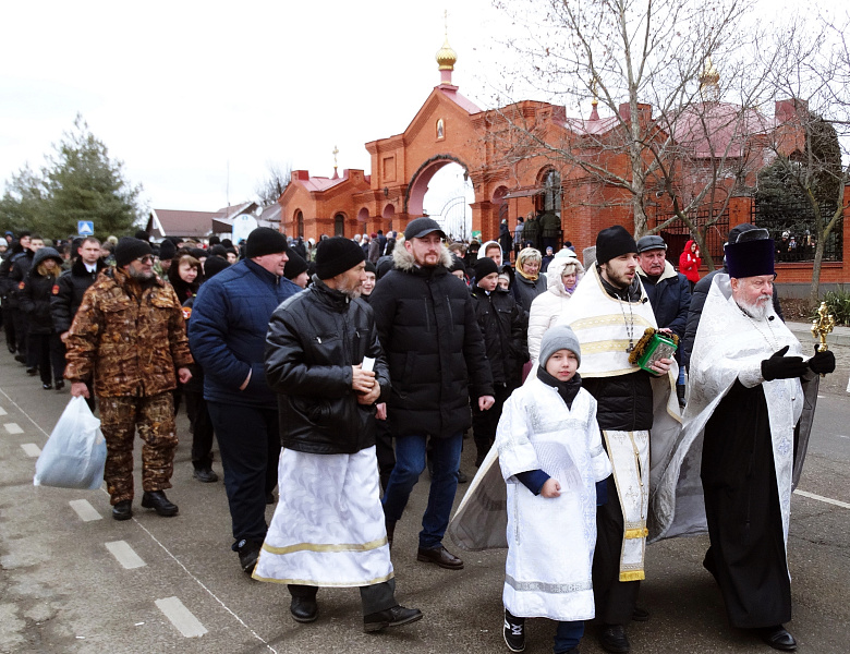 Более трех тысяч человек приняли участие в праздновании Крещения в Усть-Лабинске