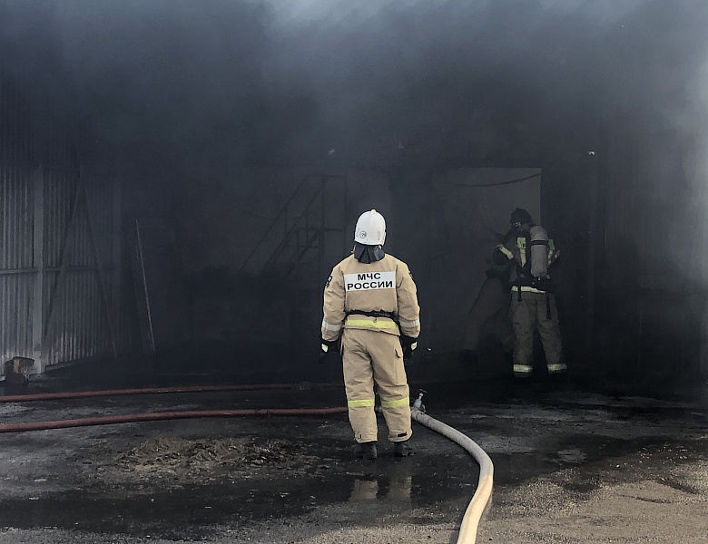 На птицефабрике в Усть-Лабинске ликвидировали пожар