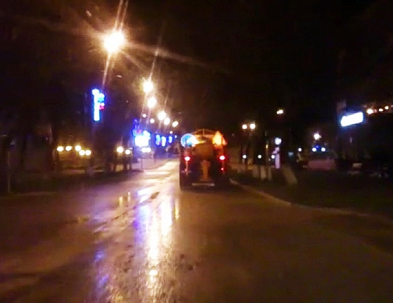 В Усть-Лабинске продолжается мониторинг зимнего содержания дорог